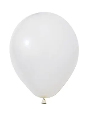BALONEVI Latex lufi, 12" 30cm, 100db/cs, , Pastel White, Fehér