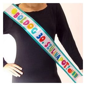 Vállszalag Boldog 30. Születésnapot, Jamboree, 35965