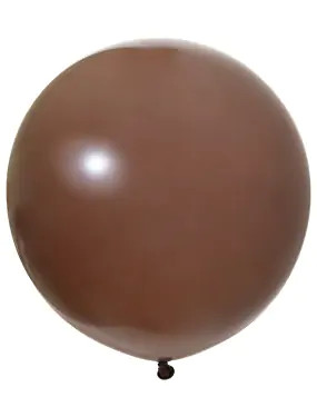 BALONEVI Latex lufi 24" 60cm, 3db/cs, Pastel Brown, Barna
