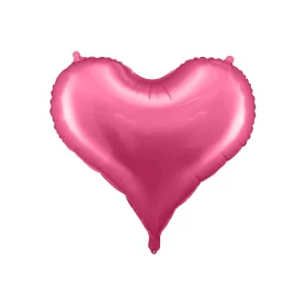 Egyszínű szív lufi 29" 75cm pink szív