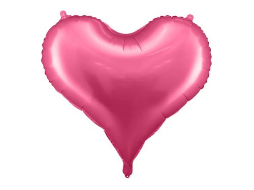 Egyszínű szív fólia lufi 29" 75cm pink szív