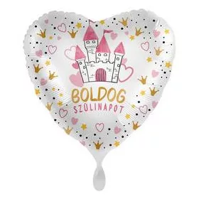 Szülinapi lufi 17" 42cm Boldog Szülinapot, mpr-70278