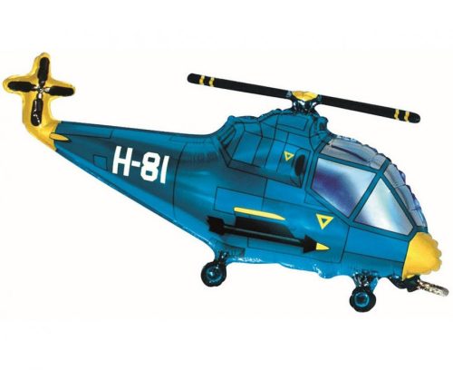 Fólia lufi 96x57cm-es helikopter