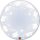Deco Bubble lufi 24" 61cm krisztálytiszta, átlátszó ballagási mintával