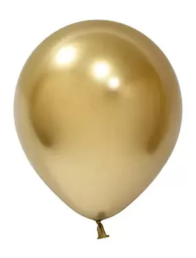 BALONEVI lufi 18" 45cm, 10db/cs, Chrome Royal Gold, Króm Arany