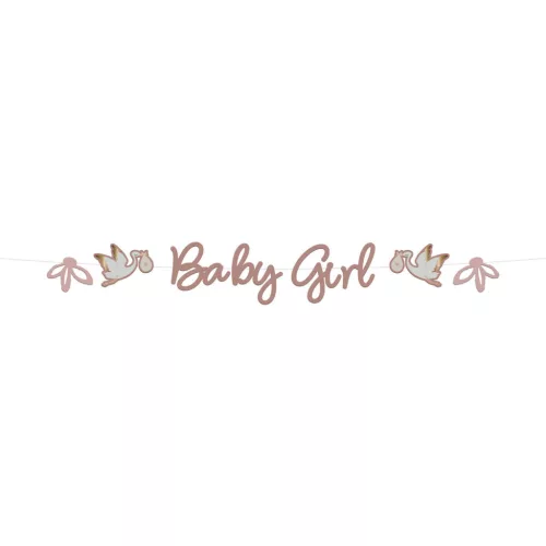 Banner babaszületésre, Kislány, Baby Girl