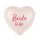 Fólia lufi 18" (45 cm) szív, lánybúcsúra, Bride to Be