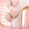 Fólia lufi 18" (45 cm) szív, lánybúcsúra, Bride to Be