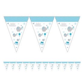   Zászlófüzér babaszületésre, Baby Shower, kisfiú, 5m,  29508