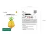 Óriás lufi 44" 112cm fólia Ananas, ananász, 57362, héliummal töltve