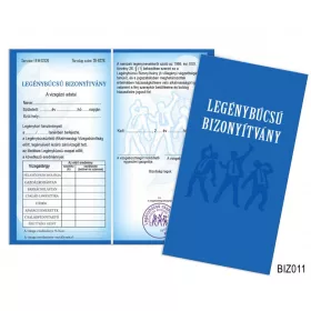 Legénybúcsú bizonyítvány