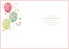 Cardex képeslap Boldog Születésnapot!, színes lufis, borítékkal