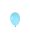 BALONEVI Latex lufi, 5", 13cm, 100db/cs, Pastel Light Blue, Világoskék