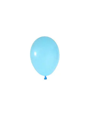 BALONEVI Latex lufi, 5", 13cm, 100db/cs, Pastel Light Blue, Világoskék
