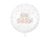 Buborék lufi gömb lufi 24" 60cm, átlátszó, Oh Baby
