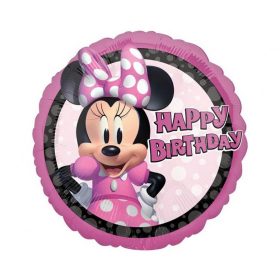 Lufi 18" 45cm, Minnie, Happy Birthday