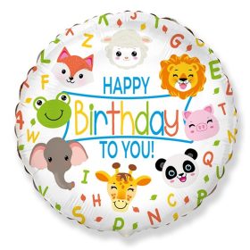 Szülinapi lufi 18" 45cm Happy Birthday