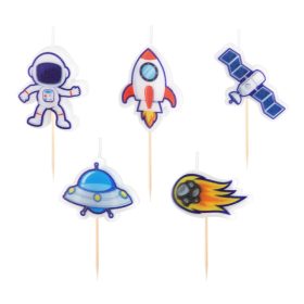 Gyertya Űrhajó 5db