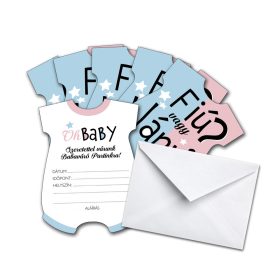 Meghívó babaváróra  6db
