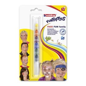 Arcfesték szett, arcfestő, Edding 7 színű, TED47