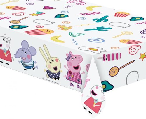 Műanyag asztalterítő 120x180cm, Peppa malac