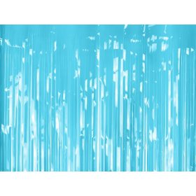   Ajtódekoráció, függöny, háttér, 100x200cm, Világoskék