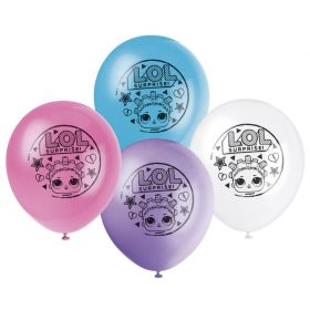 Mintás latex lufi 11" 28cm 8db Lol Baba