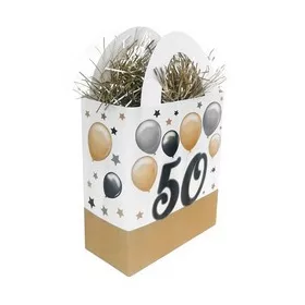   Léggömbsúly, nehezék 120g ajándéktasak forma, elegáns, 50-es számmal, 25777
