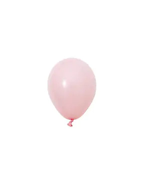 BALONEVI Latex lufi, 5", 13cm, 100db/cs, Pastel Macaron Pink, Macaron Rózsaszín