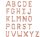 Betű lufi 32" 80cm Rosegold fólia betű, K betű, levegővel tölthető