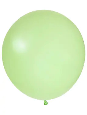 BALONEVI Latex lufi 24" 60cm, 3db/cs, Pastel Macaron Green, Macaron Zöld