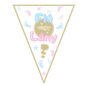 Zászlófüzér babaváróra, Fiú vagy Lány 2,9m