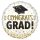 Ballagási óriás fólia lufi 28" 70cm Congrats Grad