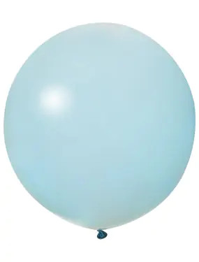 BALONEVI Latex lufi 24" 60cm, 3db/cs, Pastel Macaron Blue, Macaron Kék
