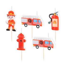 Gyertya Tűzoltó 5db