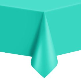 Műanyag asztalterítő 137x274cm, Türkiz