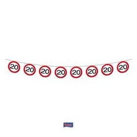   Füzér sebességkorlátozó számos 12m 20-as számmal f05169