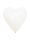 BALONEVI Latex lufi 12" 30cm 100db/csomag, Fehér szív