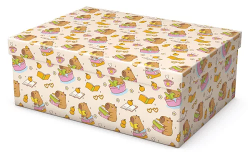 Díszdoboz T4 32x23x12cm, Capybara, Kapibara