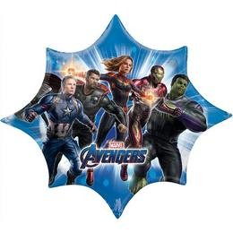 Óriás fólia lufi 32" 81cm Avengers, Bosszúállók, 3465701, héliummal töltve