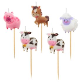 Gyertya háziállat 5db