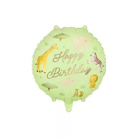 Lufi 18" 45cm Dzsungel, Happy Birthday