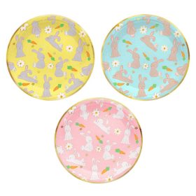 Húsvéti papírtányér, 18cm, 6db