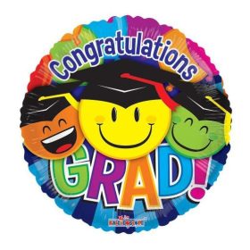 Ballagási fólia lufi 18" 45cm Congratulations Grad
