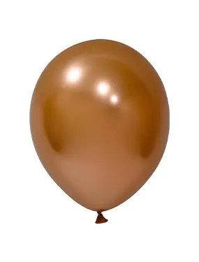BALONEVI Latex lufi, 12" 30cm, 50db/cs, Krom Copper, Króm Réz