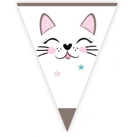 Zászlófüzér 3,2 m papír, cica