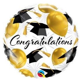 Ballagási fólia lufi 18" 45cm Congratulations