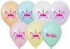 BALONEVI lufi, 12" 30cm, 50db/cs, Unikornis