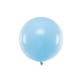   Latex lufi 24" (60cm-es) Latex léggömb, Baby blue, világoskék