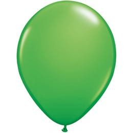 Lufi Qualatex 5" (13cm-es) Latex léggömb, fashion színek 100db/csomag, tavaszias zöld, Spring green 45707